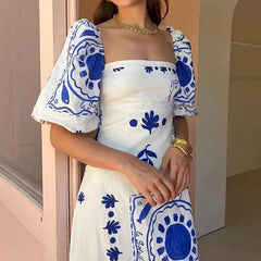 Elara Pleated Maxi Dress - Calestra