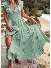 Romy - Sleeveless Floral Dress