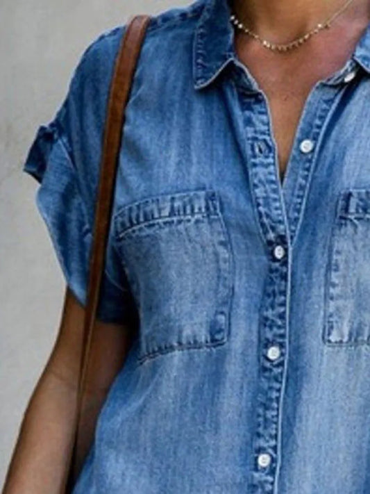 Jessa | Timeless Denim Dress - Calestra
