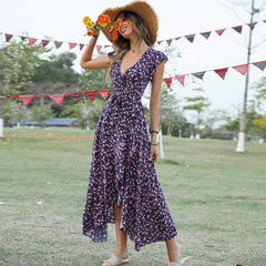 Sleeveless Floral Dress