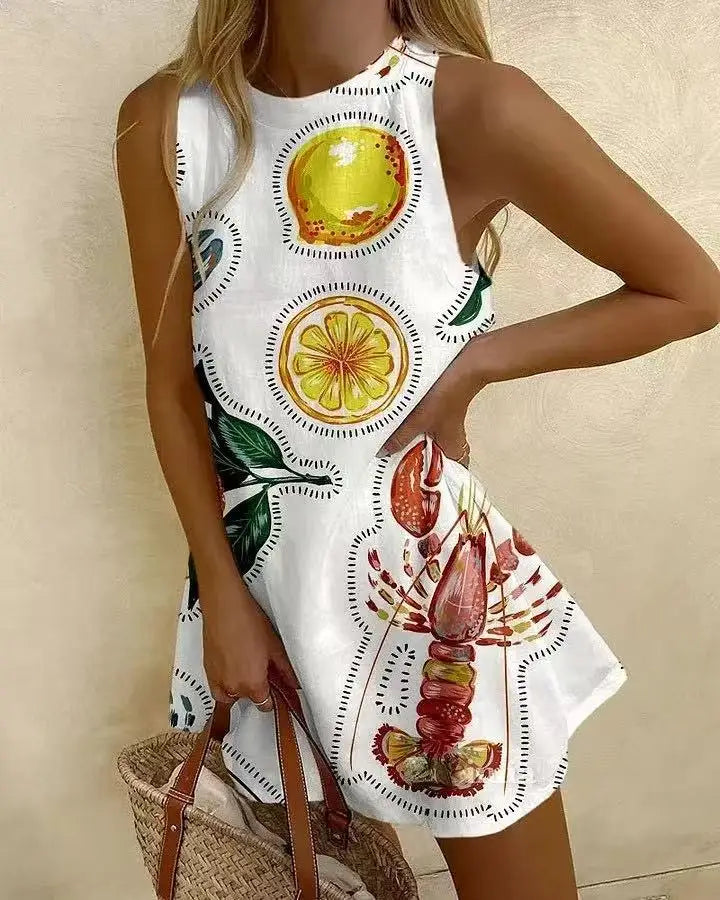 Bhea | Fun Flirty Summer Dress - Calestra