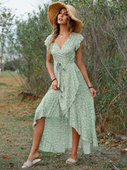 Sleeveless Floral Dress