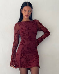 Linera™ Lange Mouwen Mini Jurk - Calestra