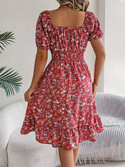 Smocked Midi Dress