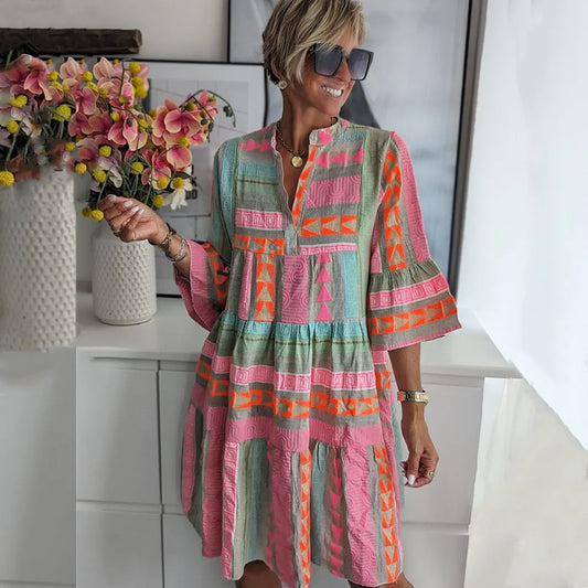 Kiki | Elegant Spring Midi Dress (Almost out of stock) - Calestra