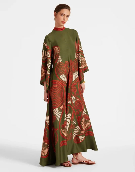 TradeTrends™ | Radiant Floral Maxi Dress - Calestra