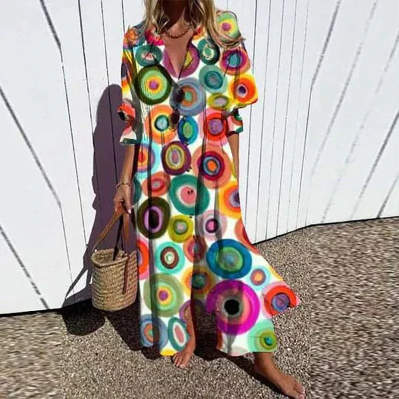 Jessy | Luxury Boho Maxi Dress (Almost sold out) - Calestra