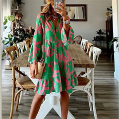 Everlen™ Boho Bloom Midi Dress - Calestra