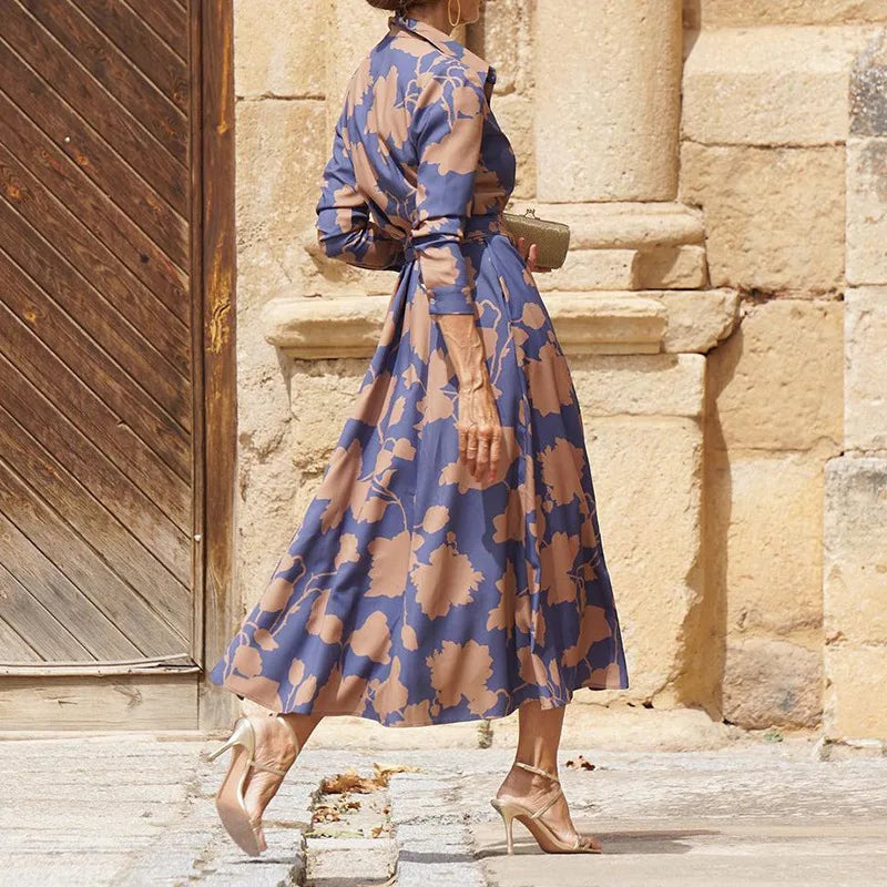 Blair | Elegant V-neck Dress - Calestra