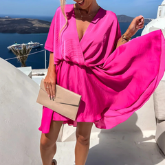 TradeTrends™ | Chic Flowy Mini Dress - Calestra