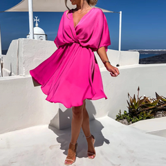 TradeTrends™ | Chic Flowy Mini Dress - Calestra