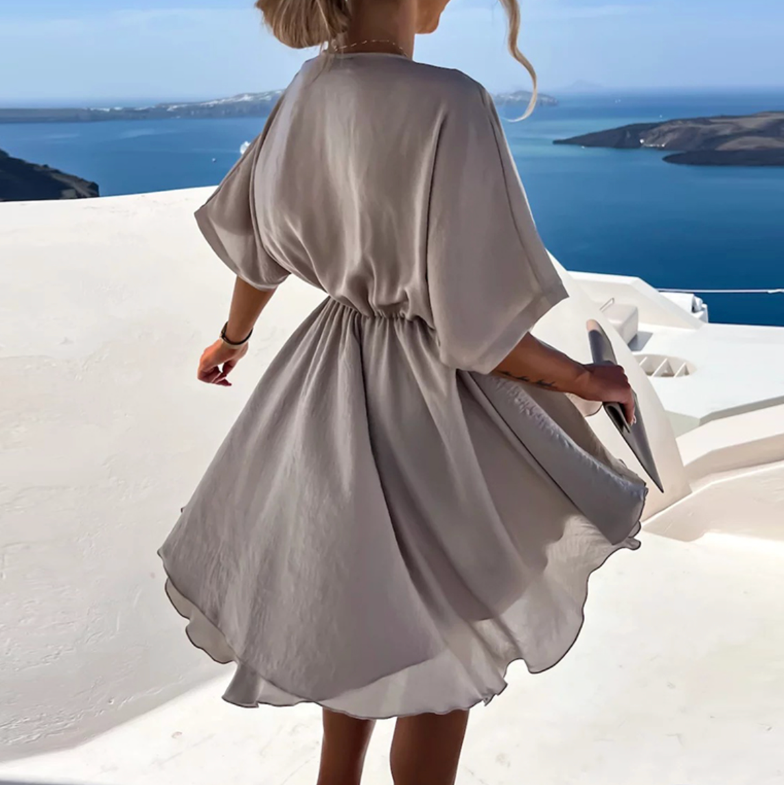 TradeTrends™ | Chic Flowy Mini Dress - Calestra