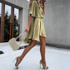TradeTrends™ | Chic Flowy Mini Dress - Calestra