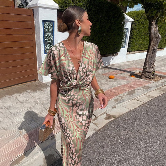 Ariella | Sophisticated Silk Dress - Calestra