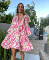 Everlen™ Boho Bloom Midi Dress - Calestra