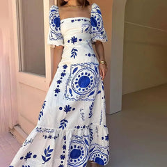 Elara Pleated Maxi Dress - Calestra