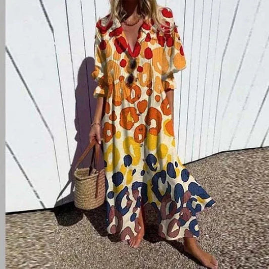 Jessy | Luxury Boho Maxi Dress (Almost sold out) - Calestra