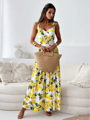 Lucia Backless Pleated Maxi Dress - Calestra
