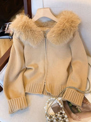 Eline™ Stijlvolle Fur Hoodie - Calestra
