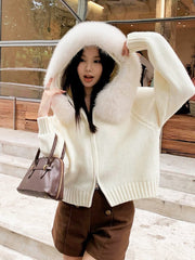 Eline™ Stijlvolle Fur Hoodie - Calestra