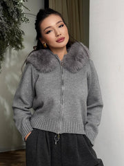 Eline™ Stijlvolle Fur Hoodie - Calestra