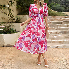 Leona | Elegant Midi Dress - Calestra