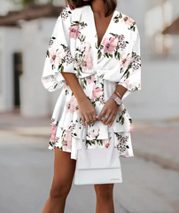 TradeTrends™ | Bohemian Floral Mini Dress - Calestra