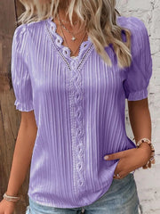 TradeTrends™ | Ivory Lace Whisper Blouse - Calestra