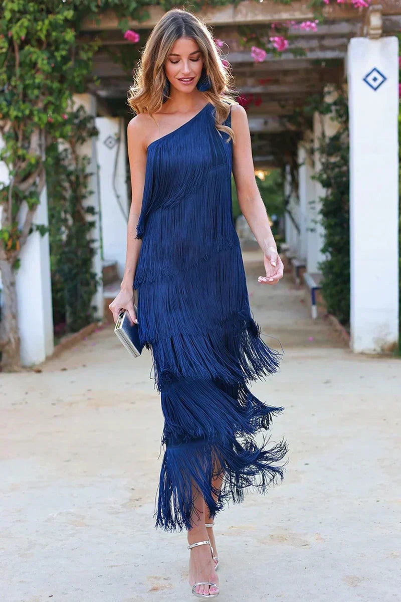 Anne | One-Shoulder Dress - Calestra