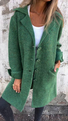 Natalie™ Chique Lange Fashion Jas - Calestra