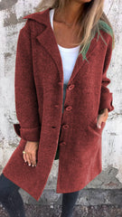 Natalie™ Chique Lange Fashion Jas - Calestra