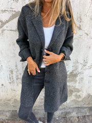 Natalie™ Chique Lange Fashion Jas - Calestra