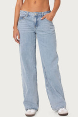 ✦ Aria Low-Rise Wide Leg Jeans