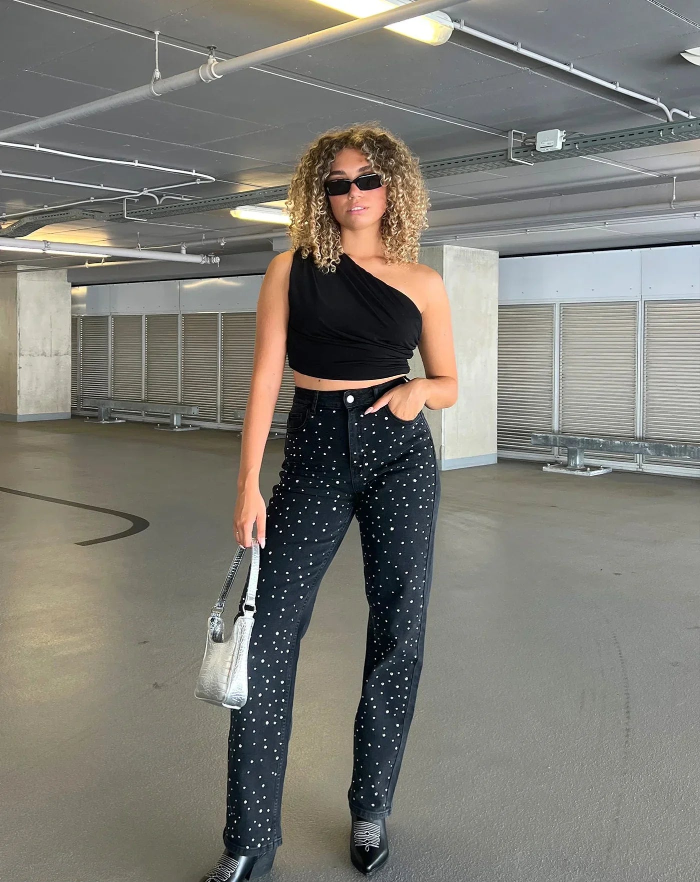 Mirthe™ | Glitter Sparkle Jeans - Calestra